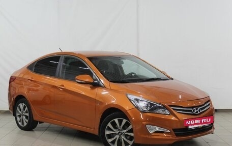 Hyundai Solaris II рестайлинг, 2015 год, 950 000 рублей, 2 фотография