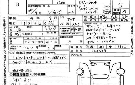 Subaru Levorg I, 2017 год, 2 100 000 рублей, 17 фотография
