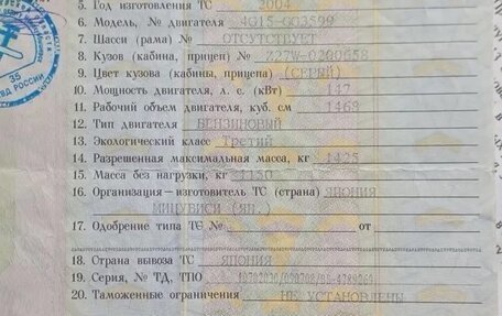 Mitsubishi Colt VI рестайлинг, 2004 год, 600 000 рублей, 1 фотография