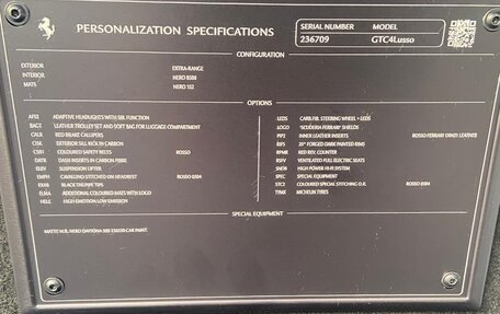 Ferrari GTC4Lusso, 2018 год, 19 900 000 рублей, 16 фотография