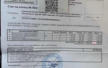 Toyota Camry, 2021 год, 3 199 000 рублей, 36 фотография