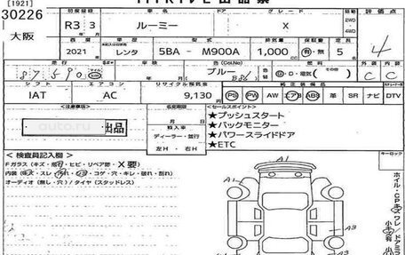 Toyota Roomy I, 2021 год, 950 000 рублей, 19 фотография