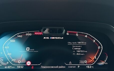 BMW X6, 2020 год, 8 500 000 рублей, 19 фотография