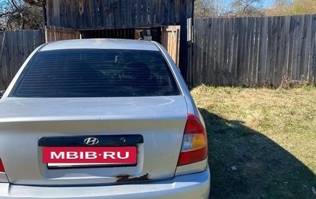 Hyundai Accent II, 2004 год, 90 000 рублей, 4 фотография