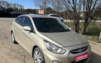 Hyundai Solaris II рестайлинг, 2011 год, 530 000 рублей, 1 фотография