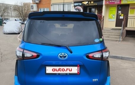 Toyota Sienta II, 2017 год, 1 370 000 рублей, 4 фотография