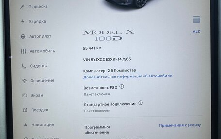 Tesla Model X I, 2019 год, 4 200 000 рублей, 25 фотография