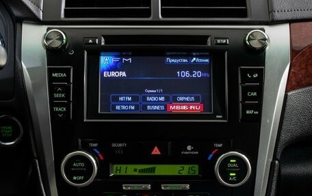 Toyota Camry, 2013 год, 1 495 000 рублей, 14 фотография