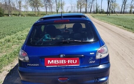 Peugeot 206, 2001 год, 175 000 рублей, 9 фотография