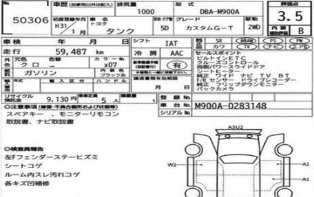 Toyota Tank I, 2019 год, 1 250 000 рублей, 19 фотография