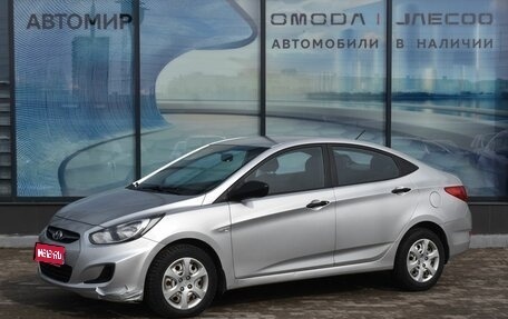 Hyundai Solaris II рестайлинг, 2011 год, 670 000 рублей, 1 фотография