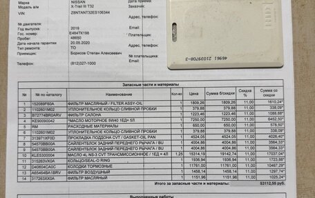 Nissan X-Trail, 2019 год, 2 500 000 рублей, 18 фотография