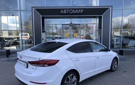 Hyundai Elantra VI рестайлинг, 2017 год, 1 359 000 рублей, 5 фотография