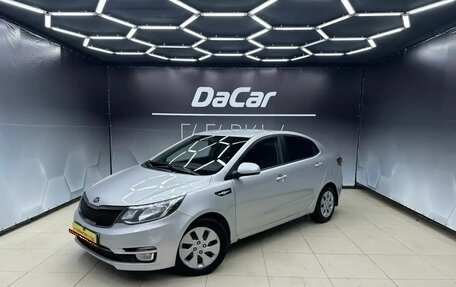 KIA Rio III рестайлинг, 2017 год, 1 075 000 рублей, 1 фотография