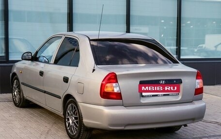 Hyundai Accent II, 2007 год, 399 000 рублей, 3 фотография