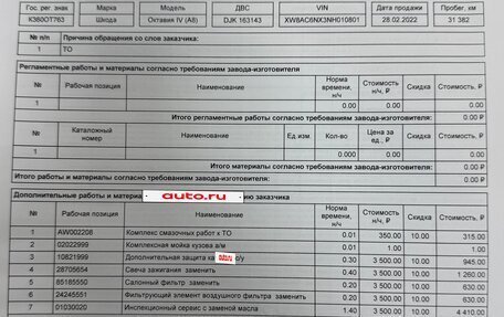 Skoda Octavia IV, 2022 год, 3 500 000 рублей, 38 фотография