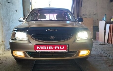 Hyundai Accent II, 2004 год, 415 000 рублей, 38 фотография