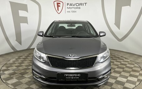 KIA Rio III рестайлинг, 2017 год, 899 000 рублей, 2 фотография