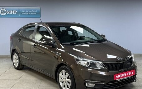 KIA Rio III рестайлинг, 2015 год, 920 000 рублей, 3 фотография