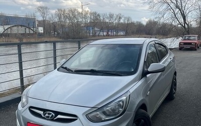 Hyundai Solaris II рестайлинг, 2011 год, 630 000 рублей, 1 фотография