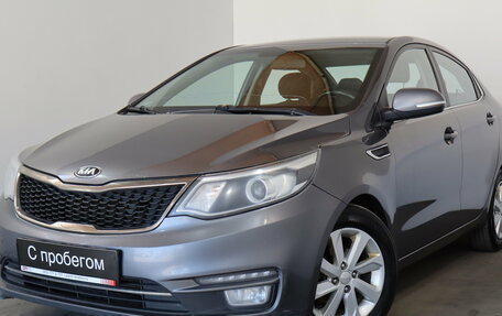 KIA Rio III рестайлинг, 2015 год, 939 000 рублей, 3 фотография