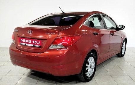 Hyundai Solaris II рестайлинг, 2011 год, 480 000 рублей, 5 фотография