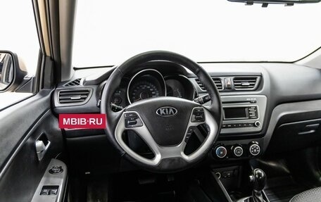 KIA Rio III рестайлинг, 2015 год, 888 000 рублей, 14 фотография