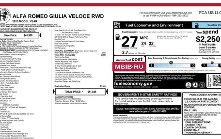 Alfa Romeo Giulia II, 2022 год, 3 900 000 рублей, 7 фотография