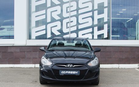 Hyundai Solaris II рестайлинг, 2012 год, 950 000 рублей, 3 фотография