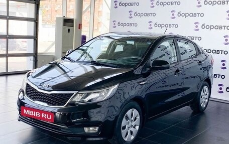 KIA Rio III рестайлинг, 2015 год, 990 000 рублей, 2 фотография