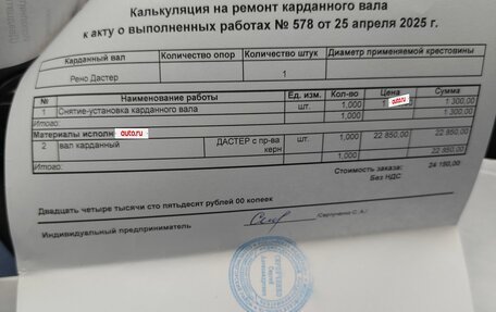 Renault Duster I рестайлинг, 2016 год, 1 500 000 рублей, 20 фотография