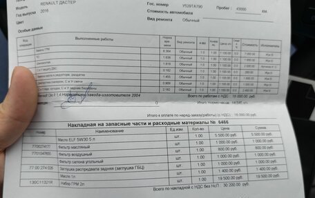 Renault Duster I рестайлинг, 2016 год, 1 500 000 рублей, 23 фотография