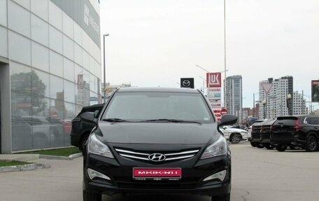 Hyundai Solaris II рестайлинг, 2014 год, 930 000 рублей, 2 фотография