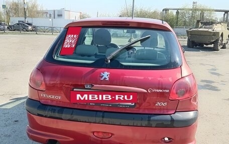 Peugeot 206, 2003 год, 190 000 рублей, 4 фотография