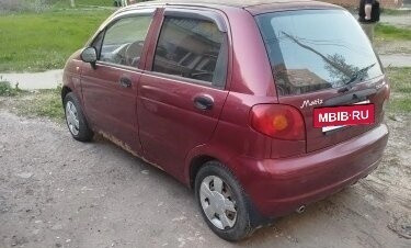 Daewoo Matiz I, 2009 год, 150 000 рублей, 6 фотография