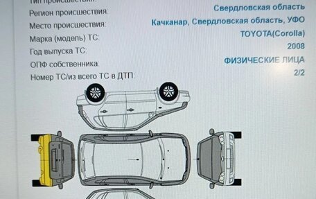 Toyota Corolla, 2008 год, 925 000 рублей, 18 фотография
