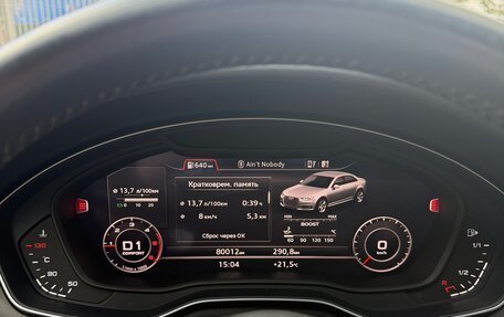 Audi A4, 2017 год, 2 990 000 рублей, 16 фотография