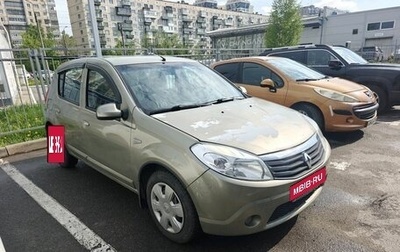 Renault Sandero I, 2010 год, 399 000 рублей, 1 фотография