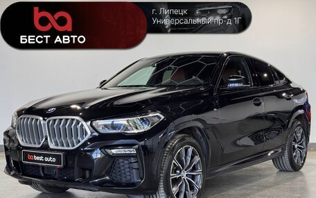 BMW X6, 2021 год, 7 490 000 рублей, 1 фотография