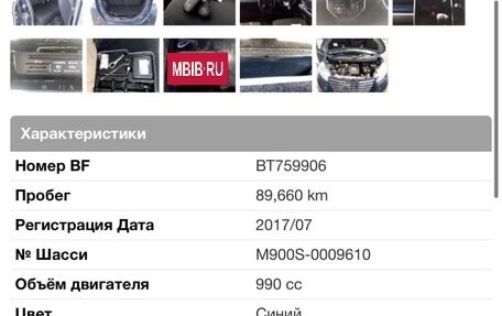 Daihatsu Thor I, 2017 год, 1 250 000 рублей, 19 фотография