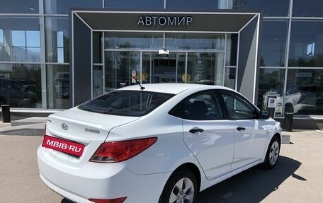 Hyundai Solaris II рестайлинг, 2014 год, 1 195 000 рублей, 5 фотография