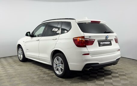 BMW X3, 2016 год, 2 173 100 рублей, 2 фотография
