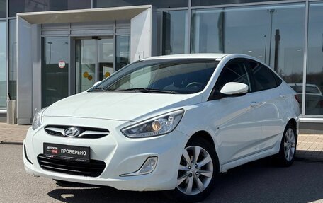 Hyundai Solaris II рестайлинг, 2013 год, 595 000 рублей, 1 фотография