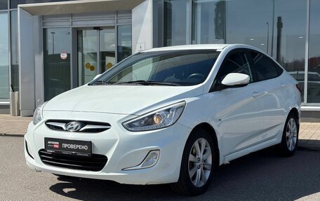 Hyundai Solaris II рестайлинг, 2013 год, 595 000 рублей, 5 фотография