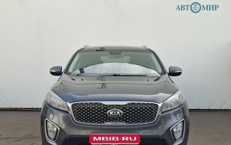 KIA Sorento III Prime рестайлинг, 2016 год, 2 305 000 рублей, 2 фотография