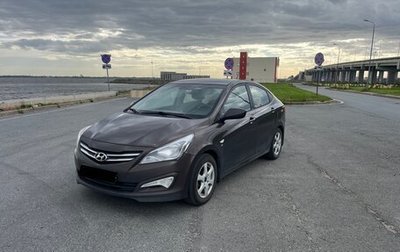 Hyundai Solaris II рестайлинг, 2015 год, 800 000 рублей, 1 фотография