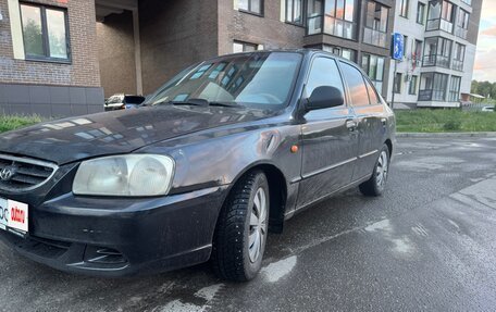 Hyundai Accent II, 2008 год, 210 000 рублей, 1 фотография