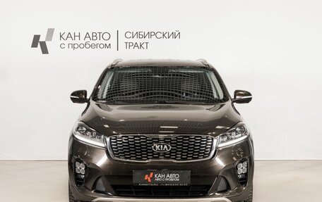 KIA Sorento III Prime рестайлинг, 2019 год, 3 107 900 рублей, 2 фотография