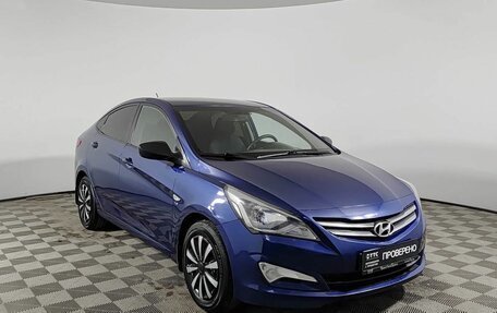 Hyundai Solaris II рестайлинг, 2015 год, 970 000 рублей, 3 фотография