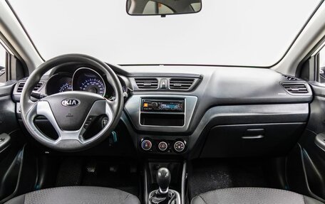 KIA Rio III рестайлинг, 2016 год, 1 098 000 рублей, 13 фотография
